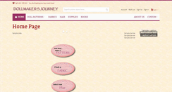 Desktop Screenshot of dollmakersjourney.net