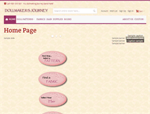Tablet Screenshot of dollmakersjourney.net
